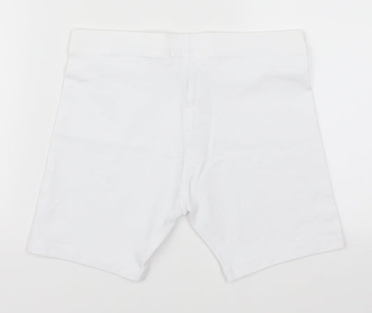 NEXT Girls White Sweat Shorts Size 13 Years