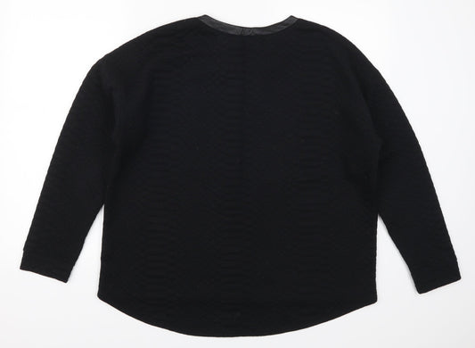 H&M Womens Black Pullover Sweatshirt Size L