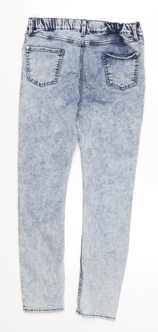 Preworn Womens Blue Denim Skinny Jeans Size 30 in L25 in