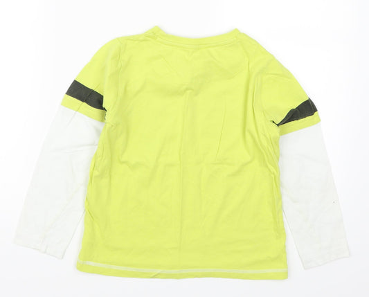 Very Boys Yellow Solid Pyjama Top Size 7 Years - Youth