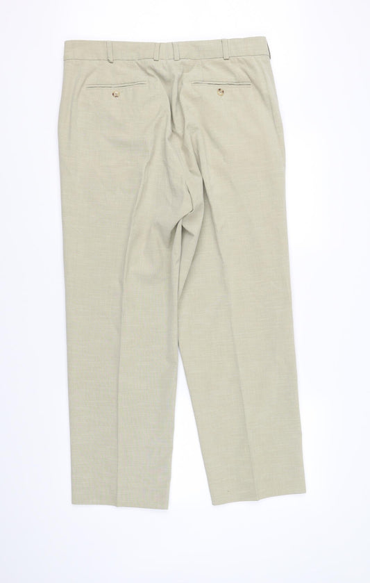 d&gs prestige Womens Beige Trousers Size 34 in L29 in