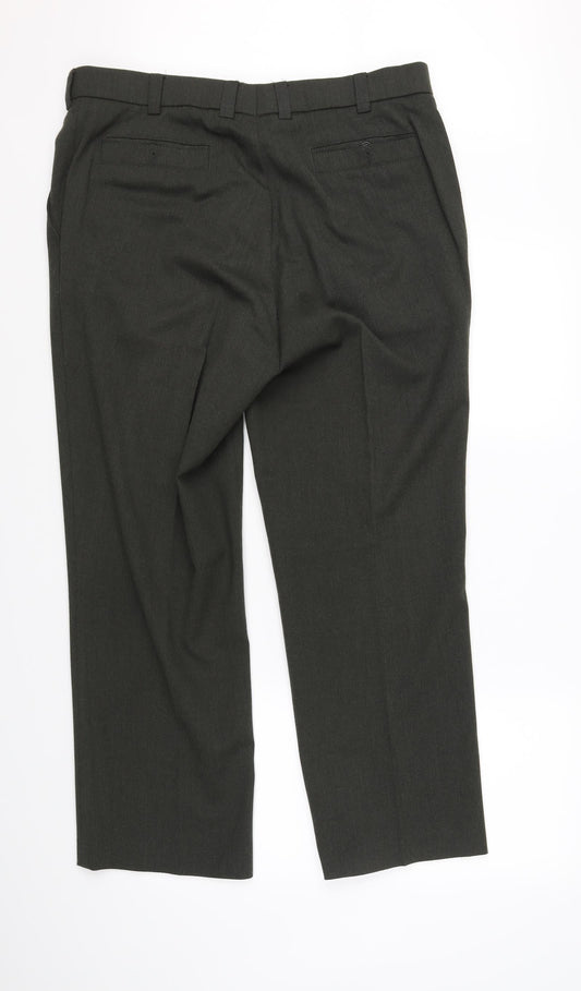 Meyer Womens Green Trousers Size 38 in L29 in