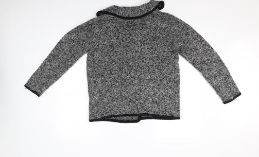 CASAMIA Womens Grey Cardigan Jumper Size M