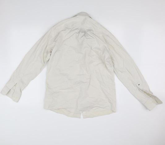 Arrow Womens White Basic Button-Up Size 38