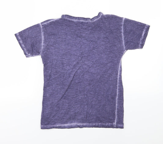 NEXT Girls Purple Jersey Basic T-Shirt Size 9 Years