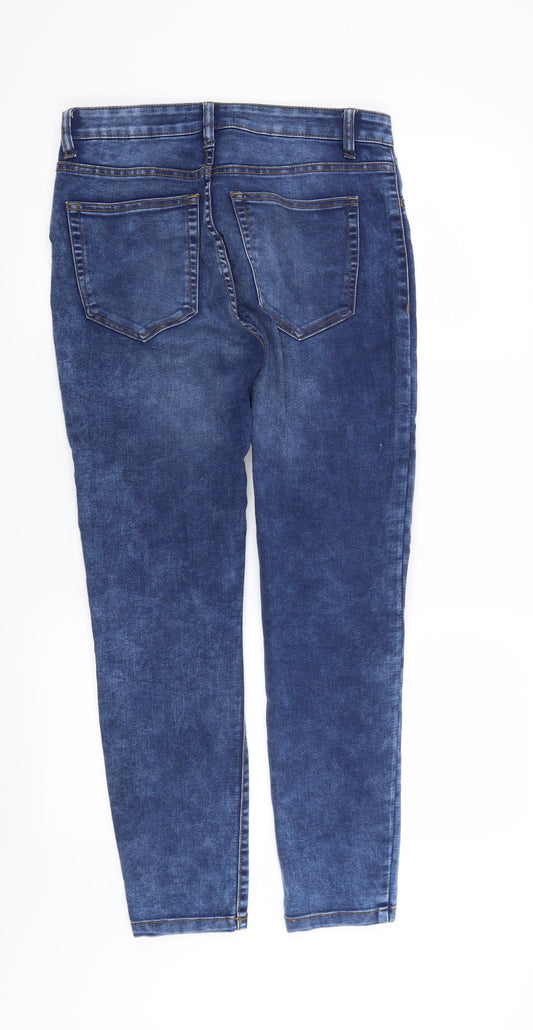 Pull & Bear Womens Blue Skinny Jeans Size 30 in L27 in