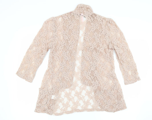 NEXT Womens Pink Floral Cardigan Jumper Size 10