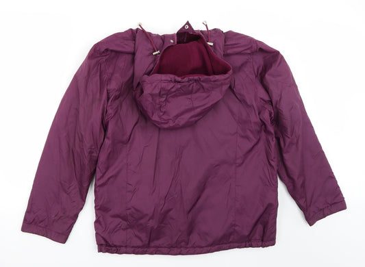 BHS Womens Purple Jacket Coat Size 12