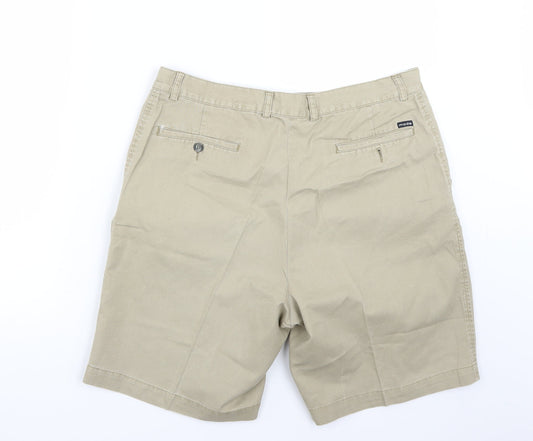 Mode Womens Beige Bermuda Shorts Size 36