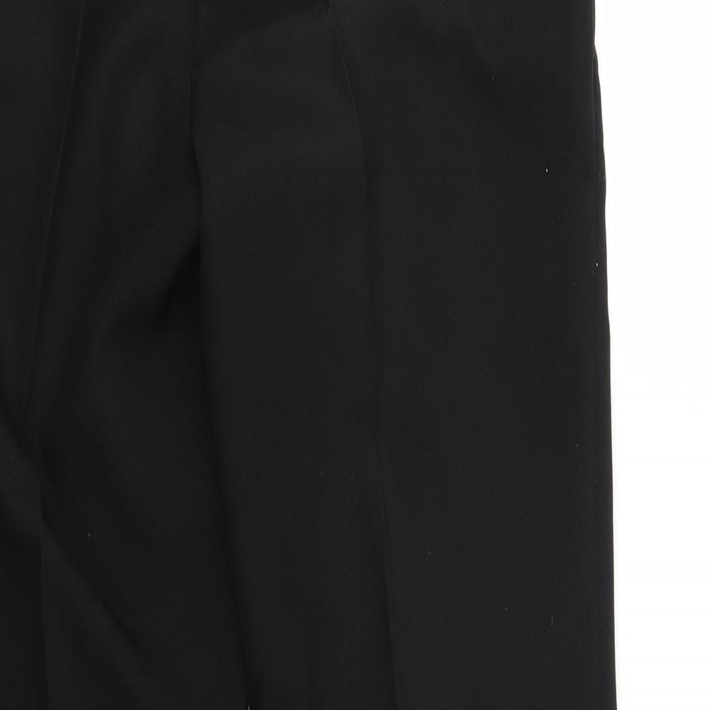 Peacocks Womens Black Trousers Size 10 L31 in
