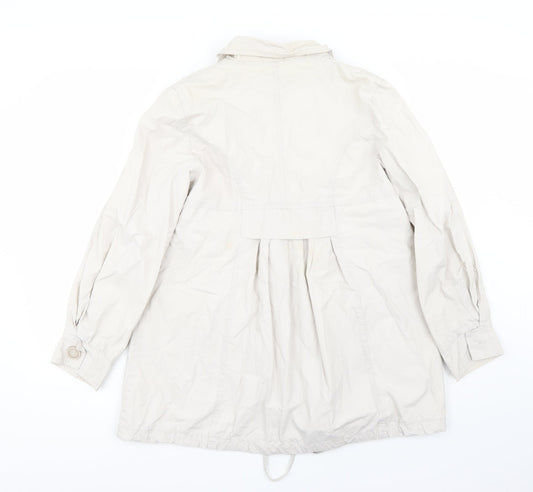 Newlook Womens White Jacket Coat Size 10