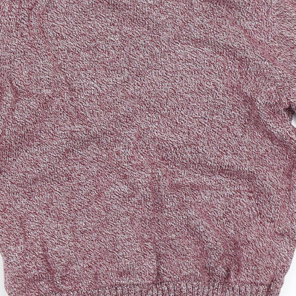 Brand and care label for Gap boys’ red jumper, size 4, years