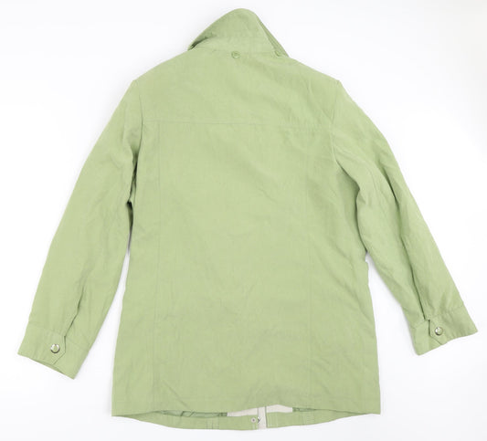 Isle Womens Green Jacket Coat Size 12