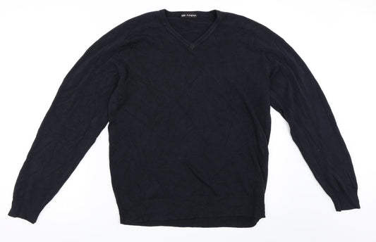 Marks and Spencer Mens Blue Pullover Jumper Size M