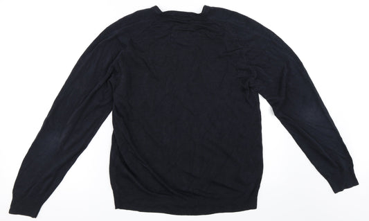 Marks and Spencer Mens Blue Pullover Jumper Size M