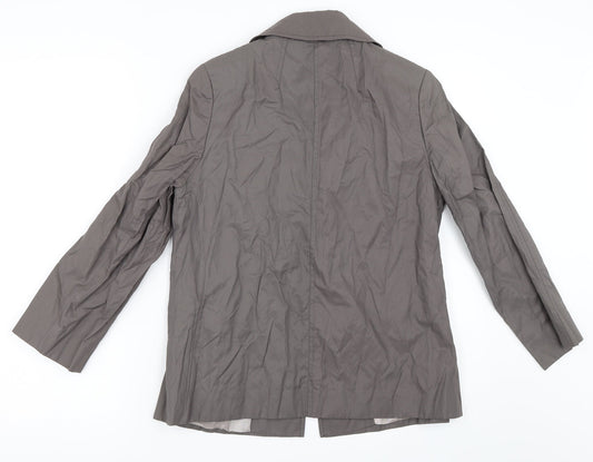 Ronit Zilkha Womens Grey Jacket Size 10