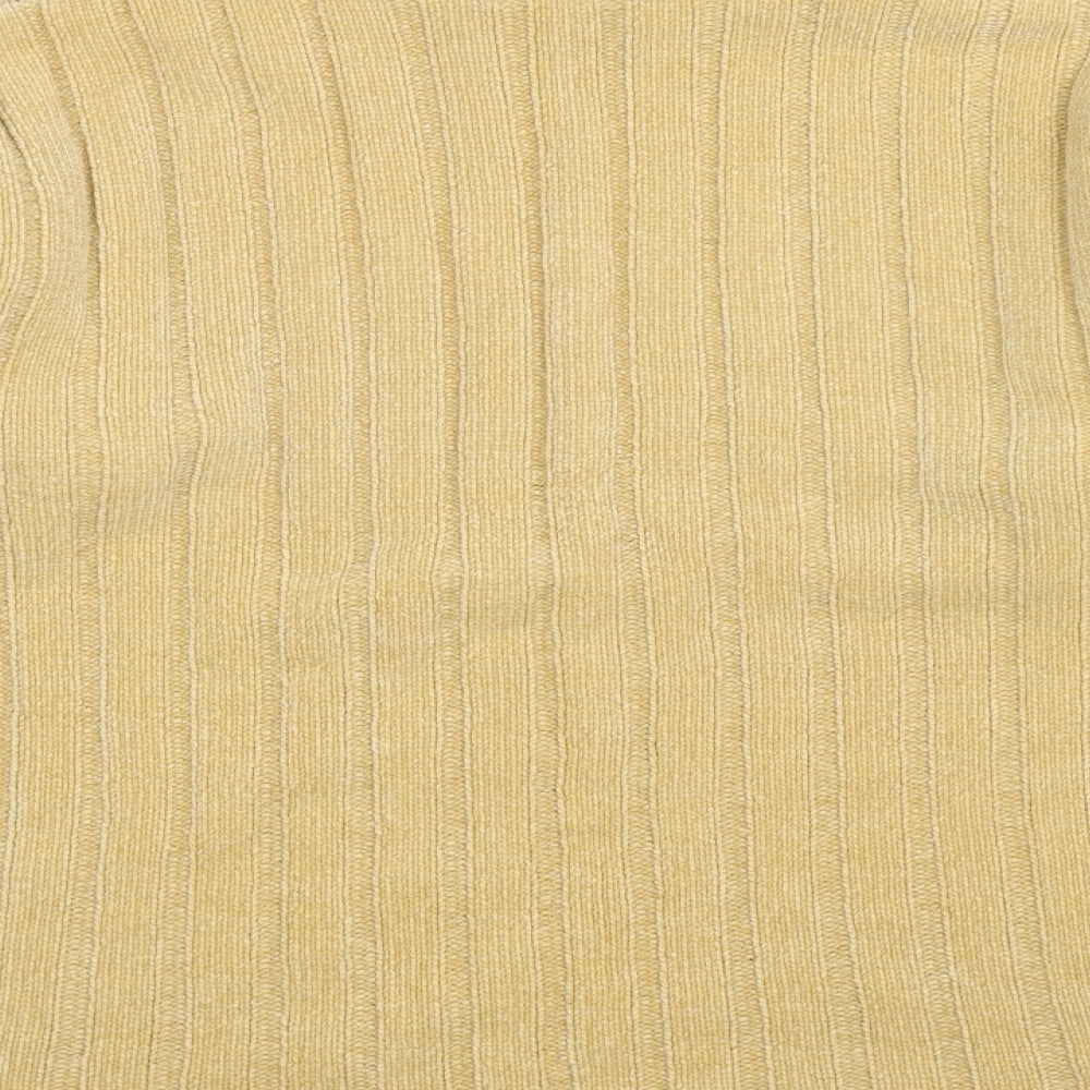 Brand and care label for Holmewood women’s beige knit jumper, size UK 12