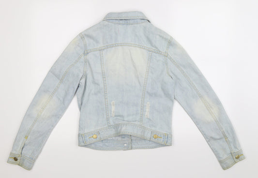 Denim Co Womens Blue Denim Jacket Size 8