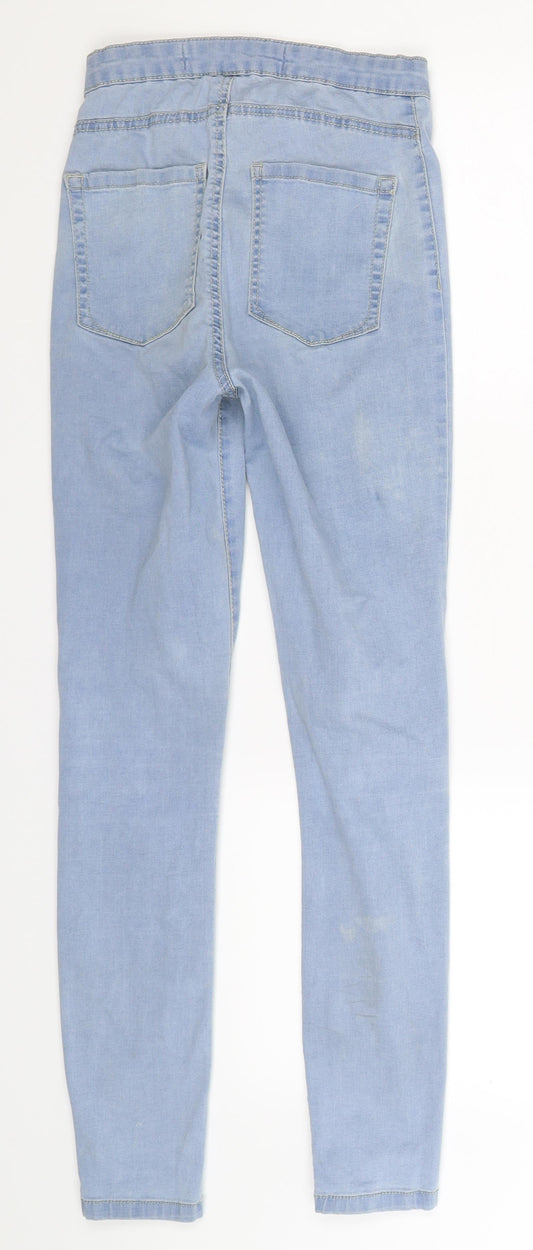 Denim Co Womens Blue Denim Jegging Jeans Size 6 L27 in