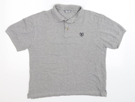 Freeport Mens Grey Polo Size L