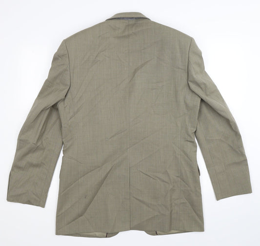 BHS Mens Green Jacket Suit Jacket Size 38