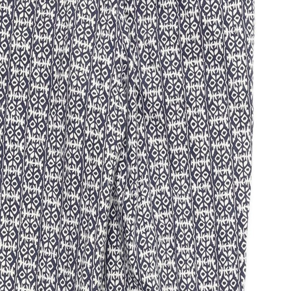Katherine Barclay Womens Multicoloured Geometric Dress Pants Trousers Size 6