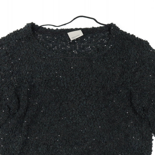 VERO MODA Womens Black Pullover Jumper Size XL