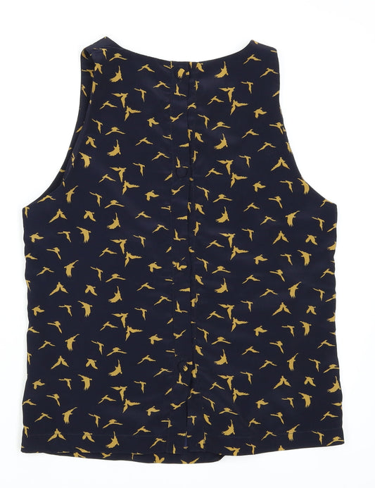 Glamorous Womens Blue Polka Dot Camisole T-Shirt Size 10