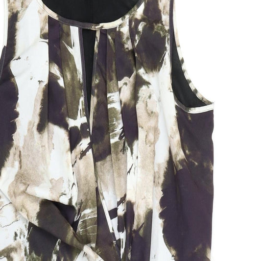 H&M Womens Multicoloured Animal Print Basic Tank Size 6