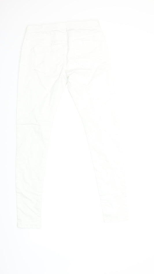 Denim & Co. Womens White Jegging Jeans Size 8
