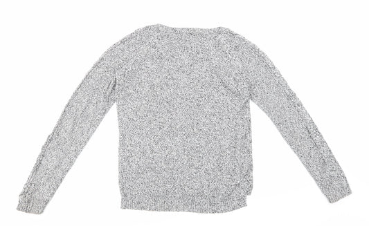 Stradavarius Mens Grey Pullover Jumper Size S