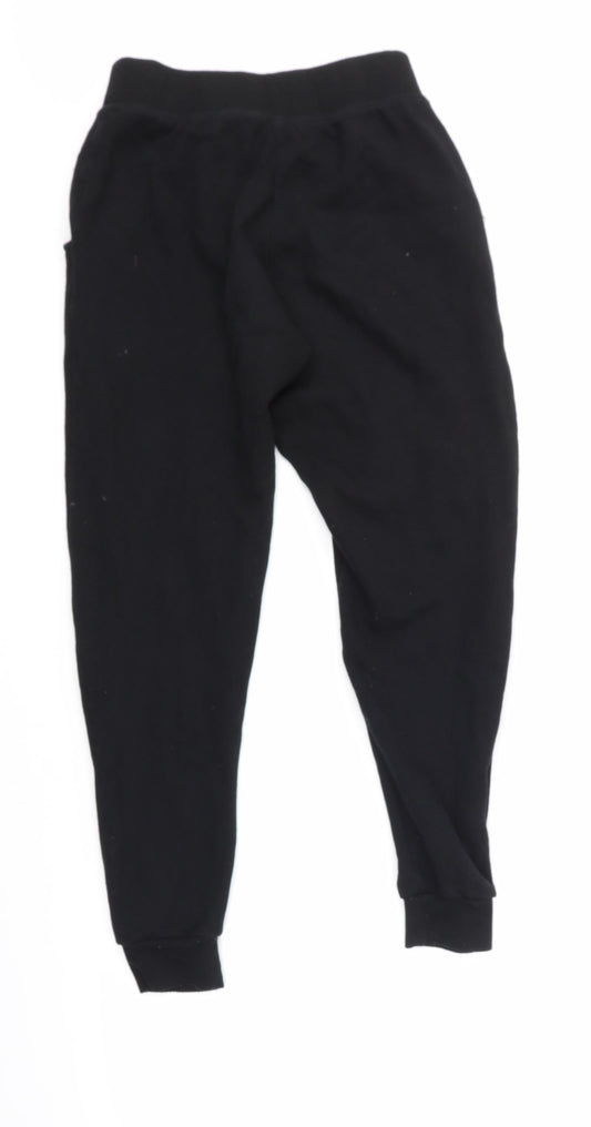 New Look Womens Black Sweatpants Trousers Size 8 L26 in