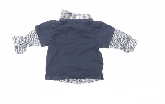 H&M Boys Blue Pullover Jumper Size 3-6 Months