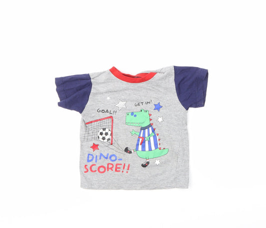 Additional front view of Preworn boys’ multicoloured jumper, size 18-24, months