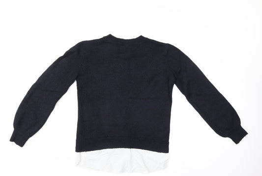 Dorothy Perkins Womens Black Pullover Jumper Size 8
