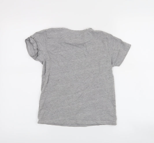 Primark Boys Grey Basic T-Shirt Size 9-10 Years