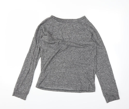 Love to lounge Womens Grey Basic T-Shirt Size XS