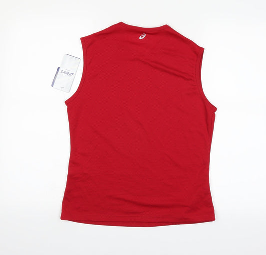 Oasis Mens Red Basic Tank Size M