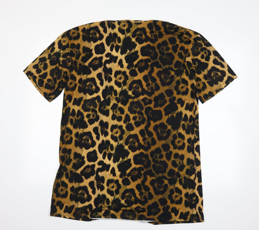 ASOS Womens Orange Basic T-Shirt Size 8