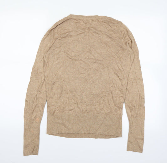 H&M Womens Beige Pullover Jumper Size M