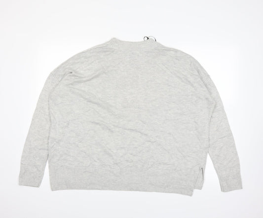 H&M Womens Grey Pullover Jumper Size M