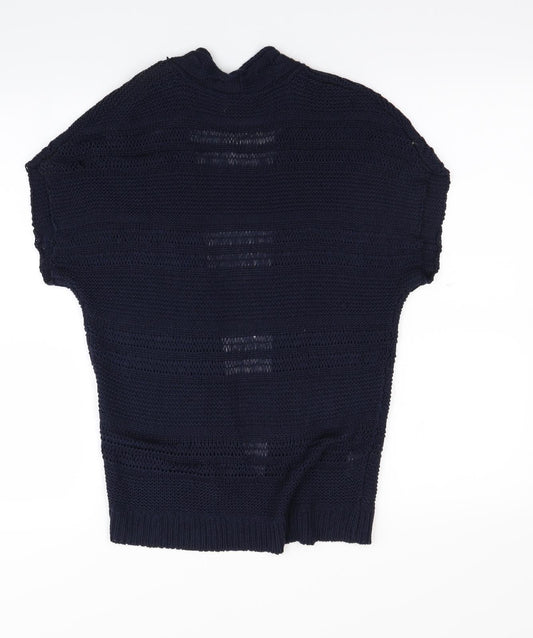 Soon Womens Blue Cardigan Jumper Size 12