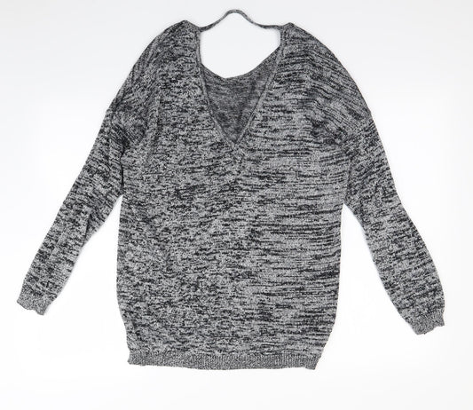 definitions Womens Grey Pullover Jumper Size 12
