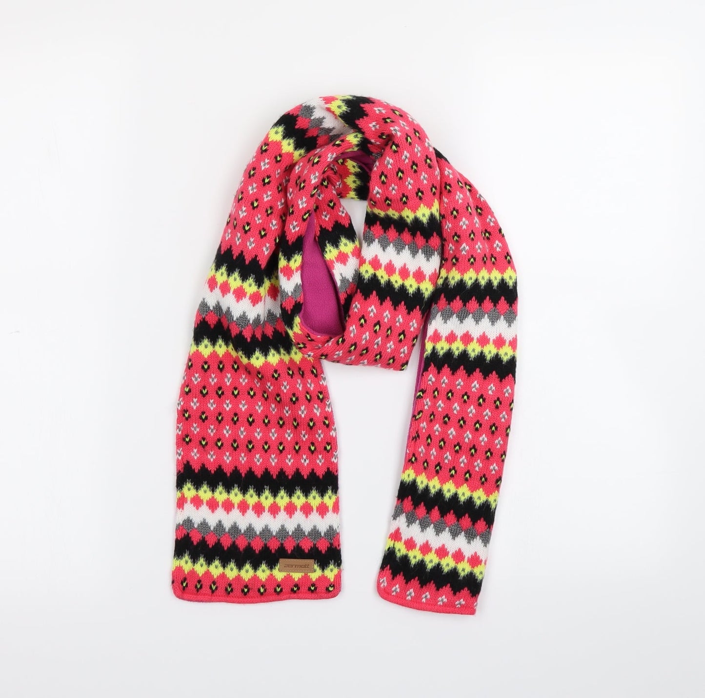Preworn Womens Multicoloured Striped Scarf
