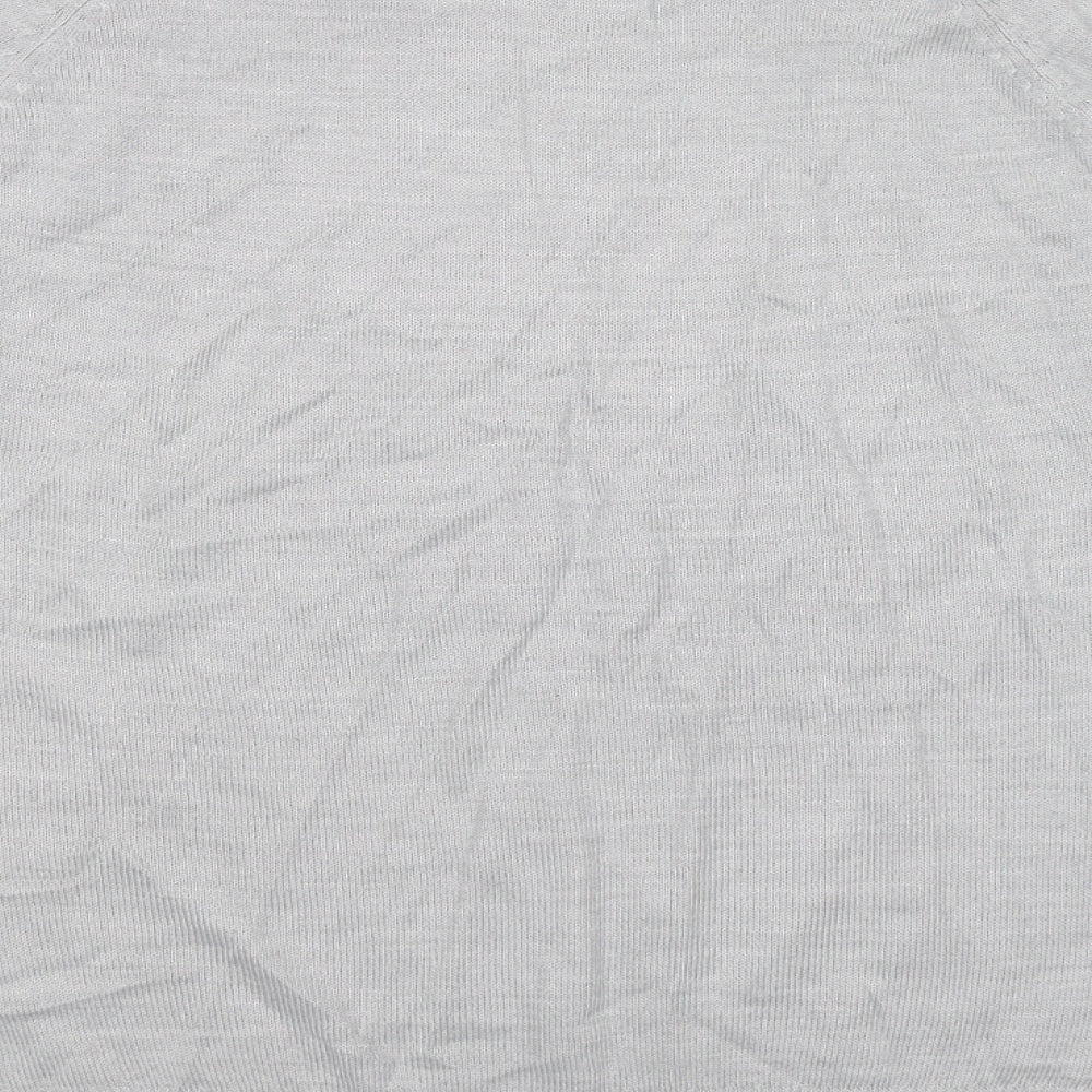 Marks and Spencer Womens Grey Knit Pullover Jumper Size 14