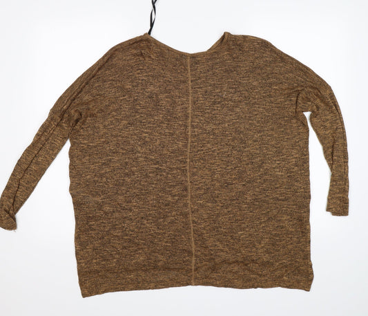New Look Womens Brown Pullover Jumper Size 12