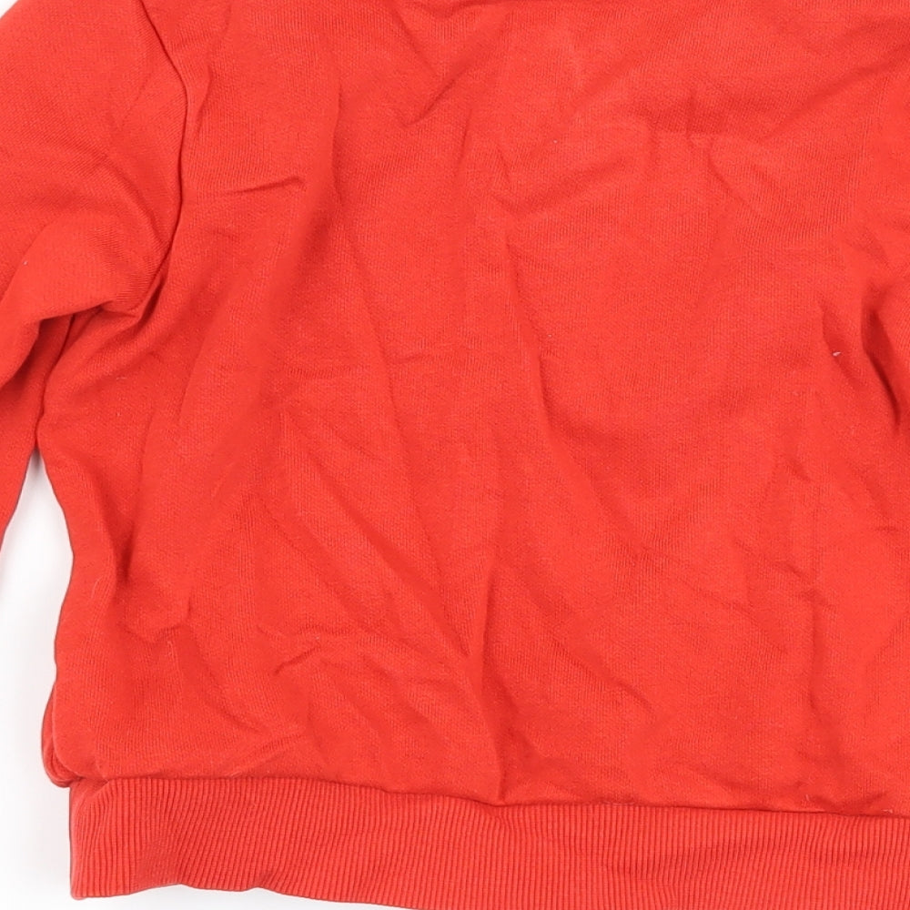 George Boys Red Pullover Jumper Size 18-24 Months - Dinosaur