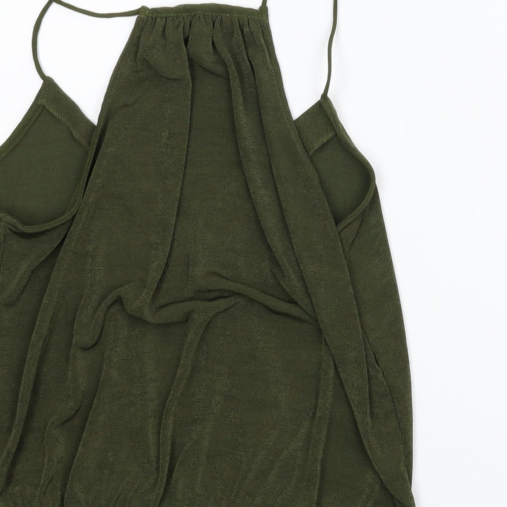 BKS Girl Womens Green Camisole Tank Size M