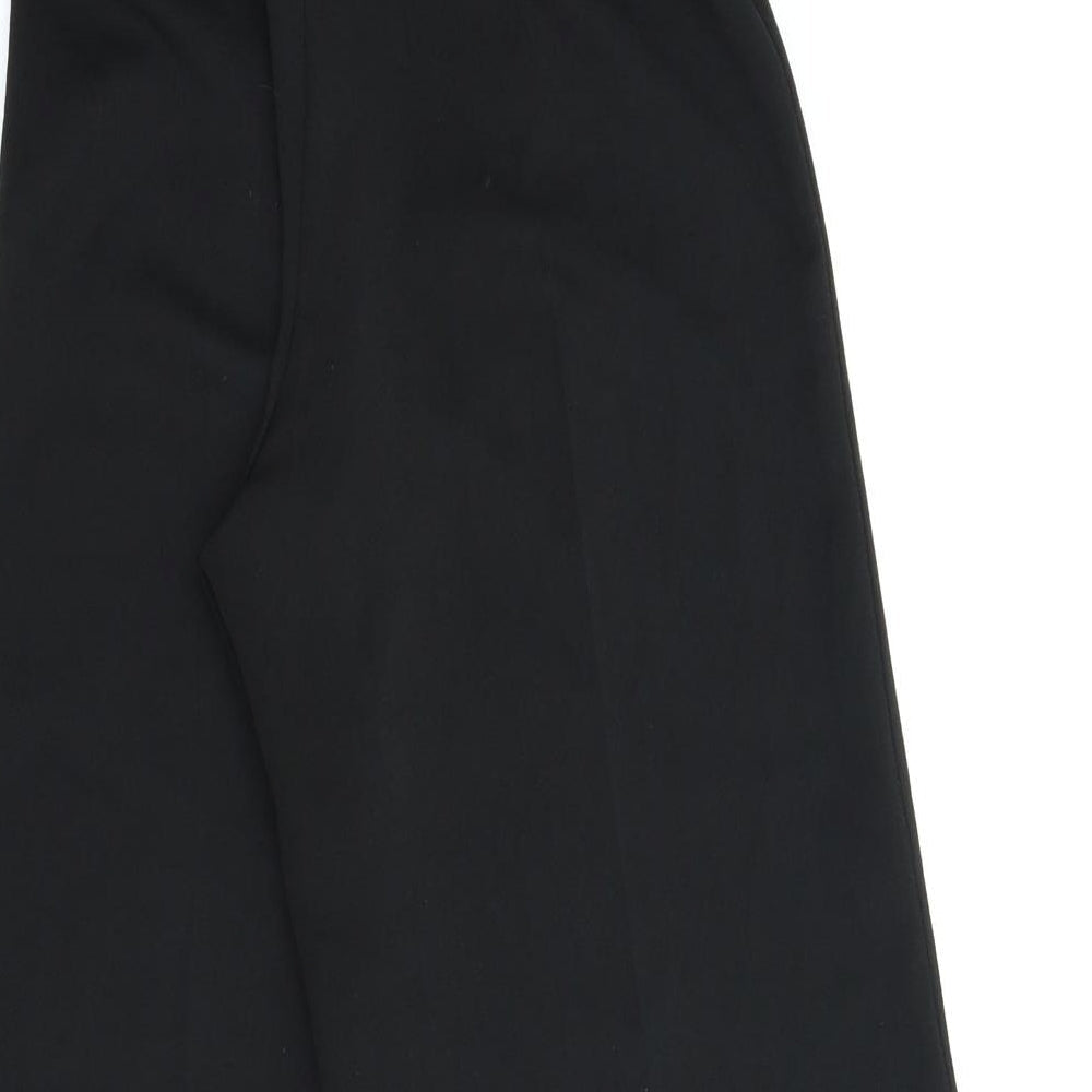 Brand and care label for Miss Selfridge women’s black bloomer trousers, size UK 6, 20-inch leg