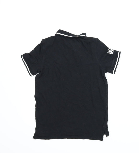 F&F Boys Black Basic Polo Size 8-9 Years